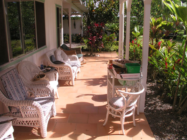 The veranda